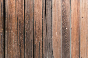 Dark brown timber