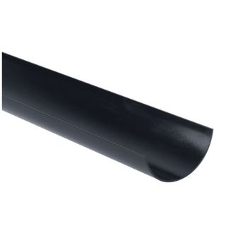 Half Round Gutter Black 4.0m                        