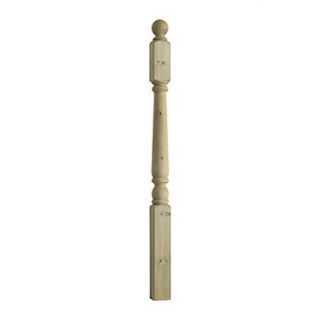 Decking Newel Inc Cap 1250mm UC3(U) PEFC