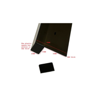 UPVC EDGE TRIM 65MM X 2.5M     QTEDGE2.5 (BLACK)