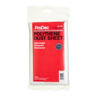 POLYTHENE DUST SHEET CLEAR     PDPY001
