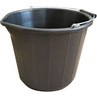 3 GALLON BLACK BUCKET