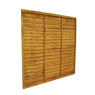P6L 6 X 6 TREATED HORIZONTAL LAPPED FENCE PANEL