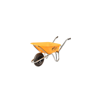 Phoenix Super Heavy Duty HDPE Yellow Wheelbarrow 120l PHXYP