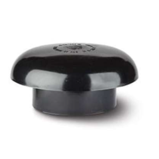 110MM - Vent Cowl Black (Plastic Balloon)        SC125     BLACK SOIL