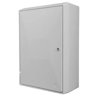 SURFACE MOUNTED METER BOX      ELECTRIC C/W DOOR EB0012 WHITE