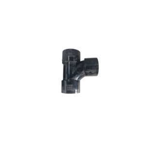 SOLVENT WELD SWEPT TEE 32MM    BLACK   KPMU22*