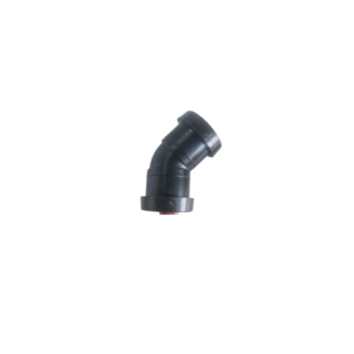 WASTE PIPE BEND 32MM     BLACK   135deg Obtuse BSP1.25*