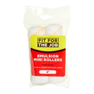 FIT FOR THE JOB EMULSION MINI  ROLLER SET 4  2pc FRRE003