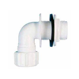 W170 21.5mm BENT TANK CONN.    WHITE