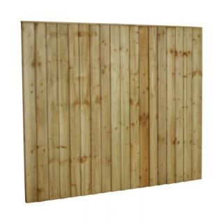 P6F 6 X 6 TREATED VERTICAL FEATHEREDGE FENCE PANEL