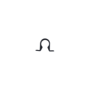 40MM WASTE PIPE CLIP     BLACK   PC1.5*