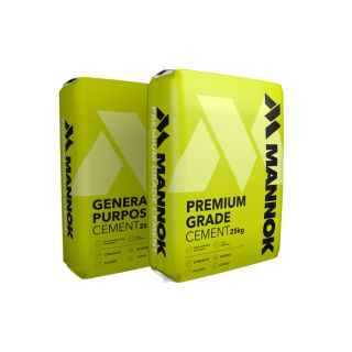 Mannok Premium Cement 25kg Paper Bag