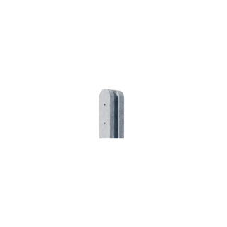 100x100x1200 ROUND TOP POST    CONCRETE WITH 2 HOLES   MORT12