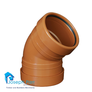 UGB45 110mm 45° Double Socket Bend  