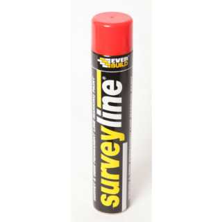 750ml SURVEYLINE RED           Line Marker Spray