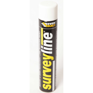 750ml SURVEYLINE WHITE         Line Marker Spray