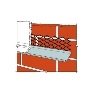 GALV EXT RENDER STOP BEAD 3.0M To Form Bell Cast Edge