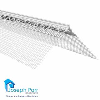 PVC EWI  6mm Corner Bead With 100mm Mesh