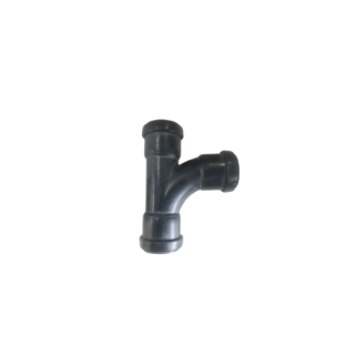 32MM WASTE PIPE TEE 92.5d BLACK  TS1.25*